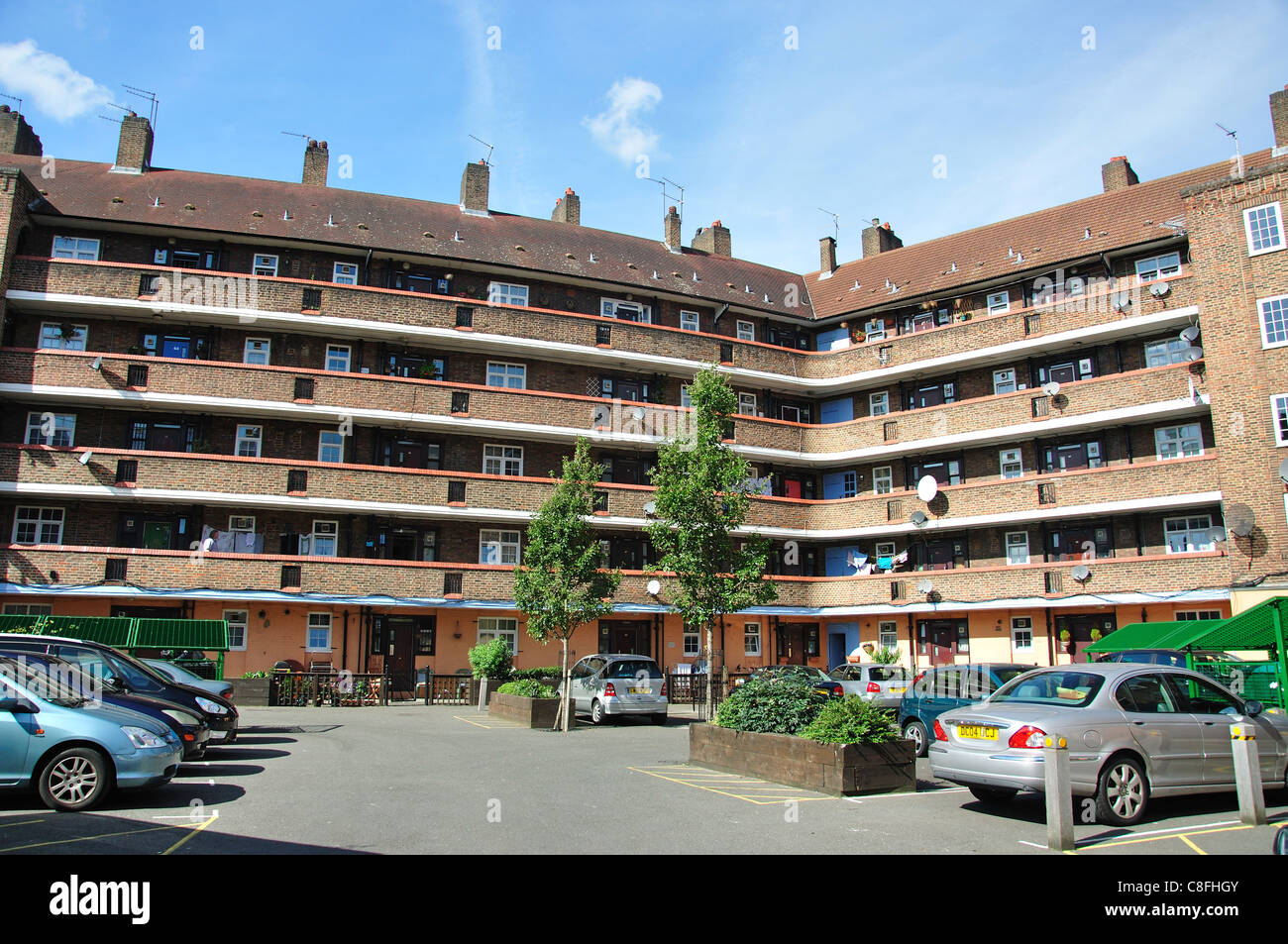 Council housing, Kennington Park Estate, London Borough of Lambeth
