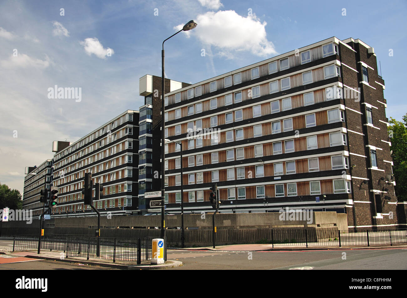 Aberfeldy House housing estate, John Ruskin Street, Camberwell, London