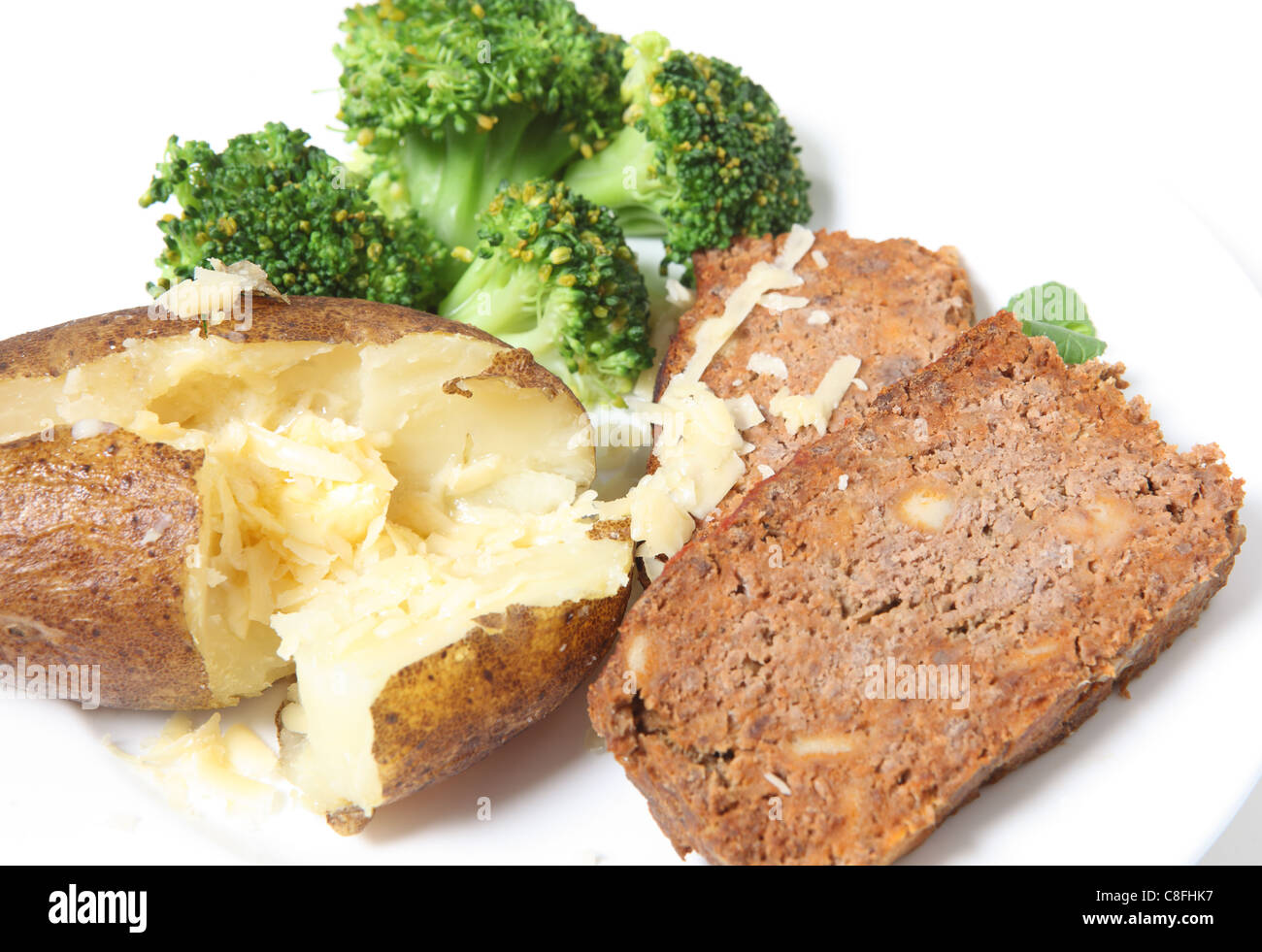 Meatloaf baked potato hires stock photography and images Alamy