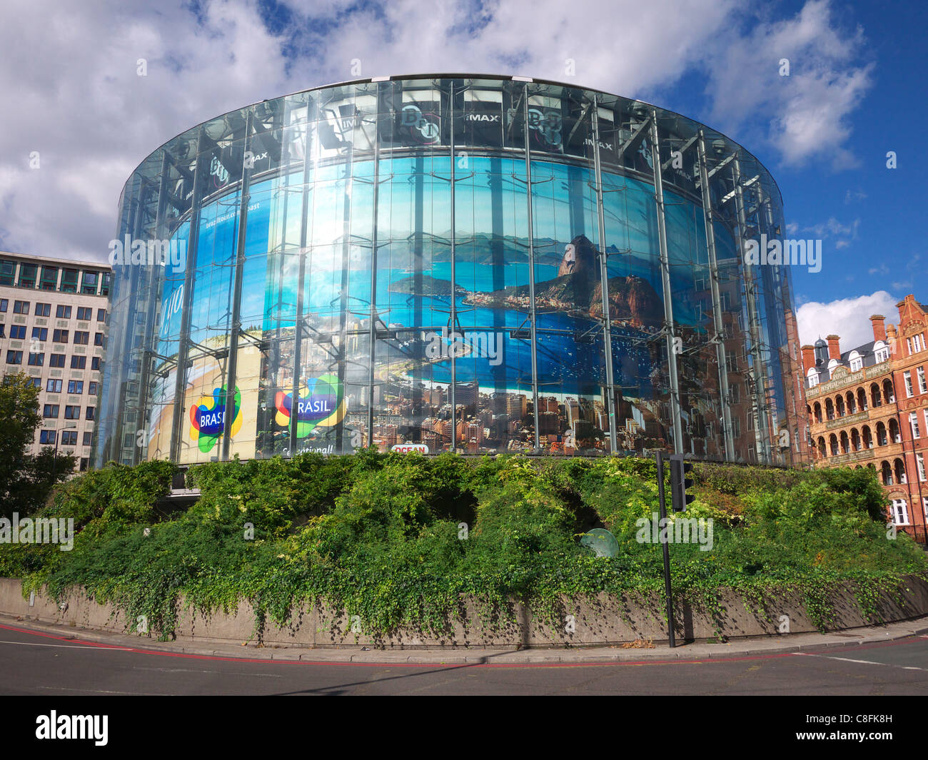 A view of the BFI IMAX cinema in London Stock Photo