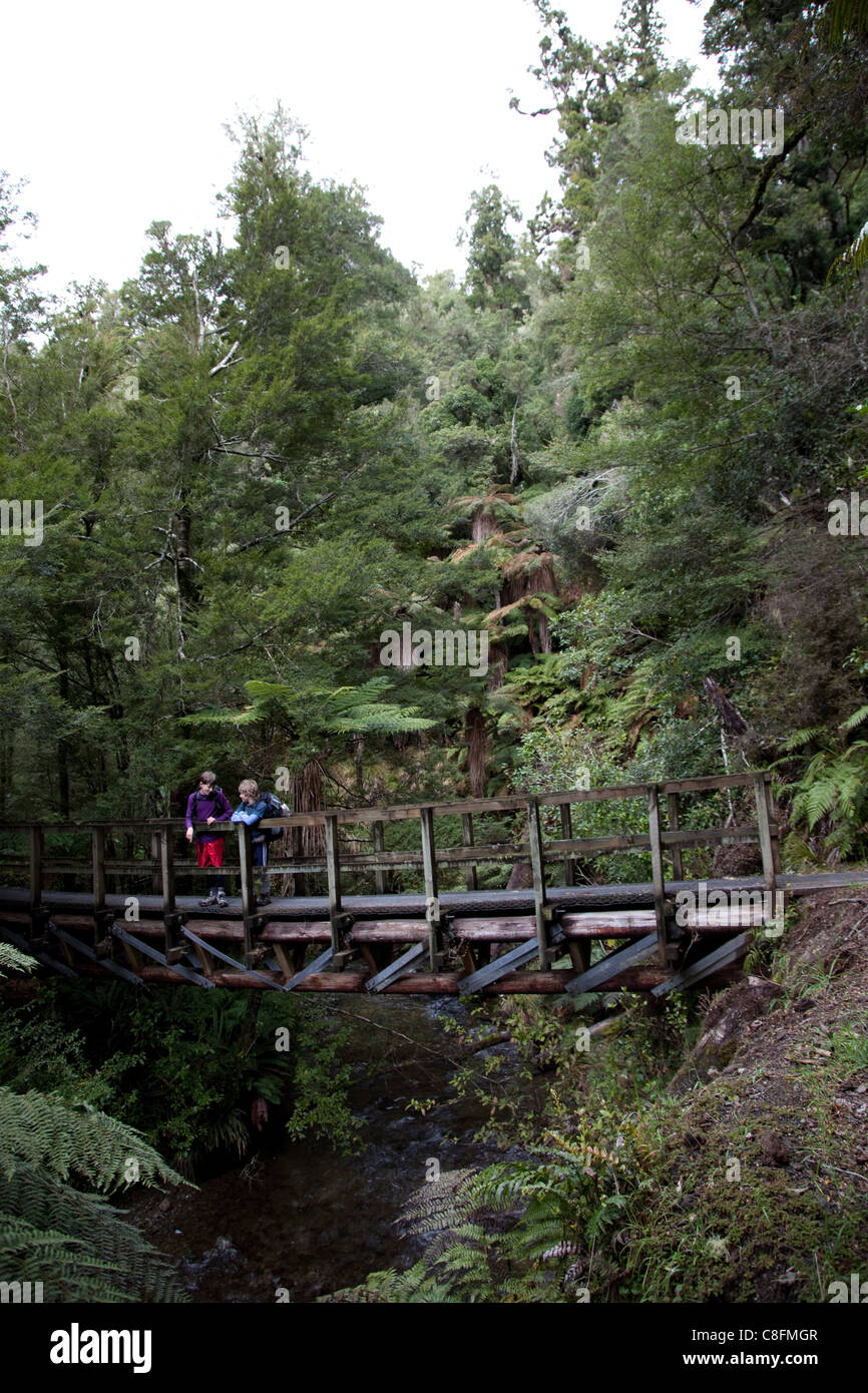 Tramping in New Zealand Stock Photo Alamy