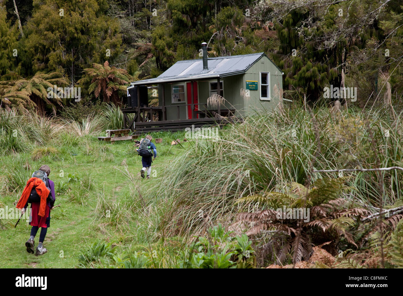 Tramping in New Zealand Stock Photo Alamy