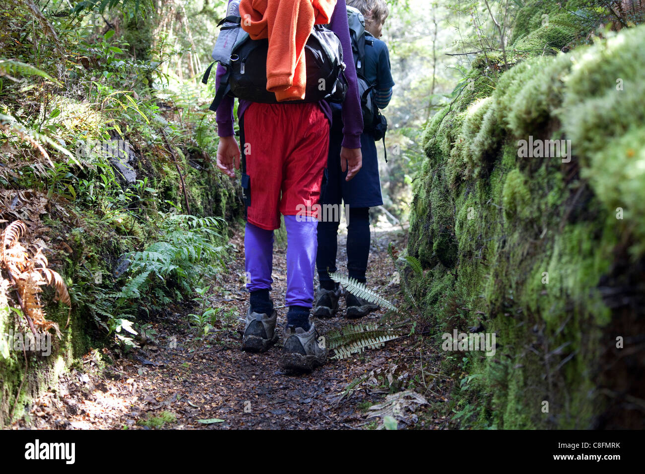 Tramping in New Zealand Stock Photo Alamy