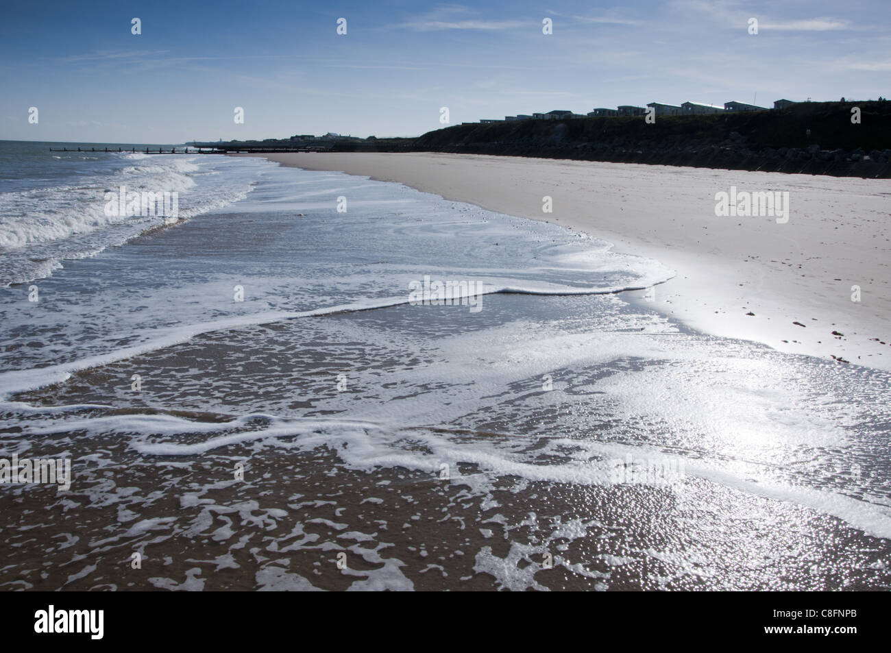 Bacton Beach Norfolk Stock Photo - Alamy