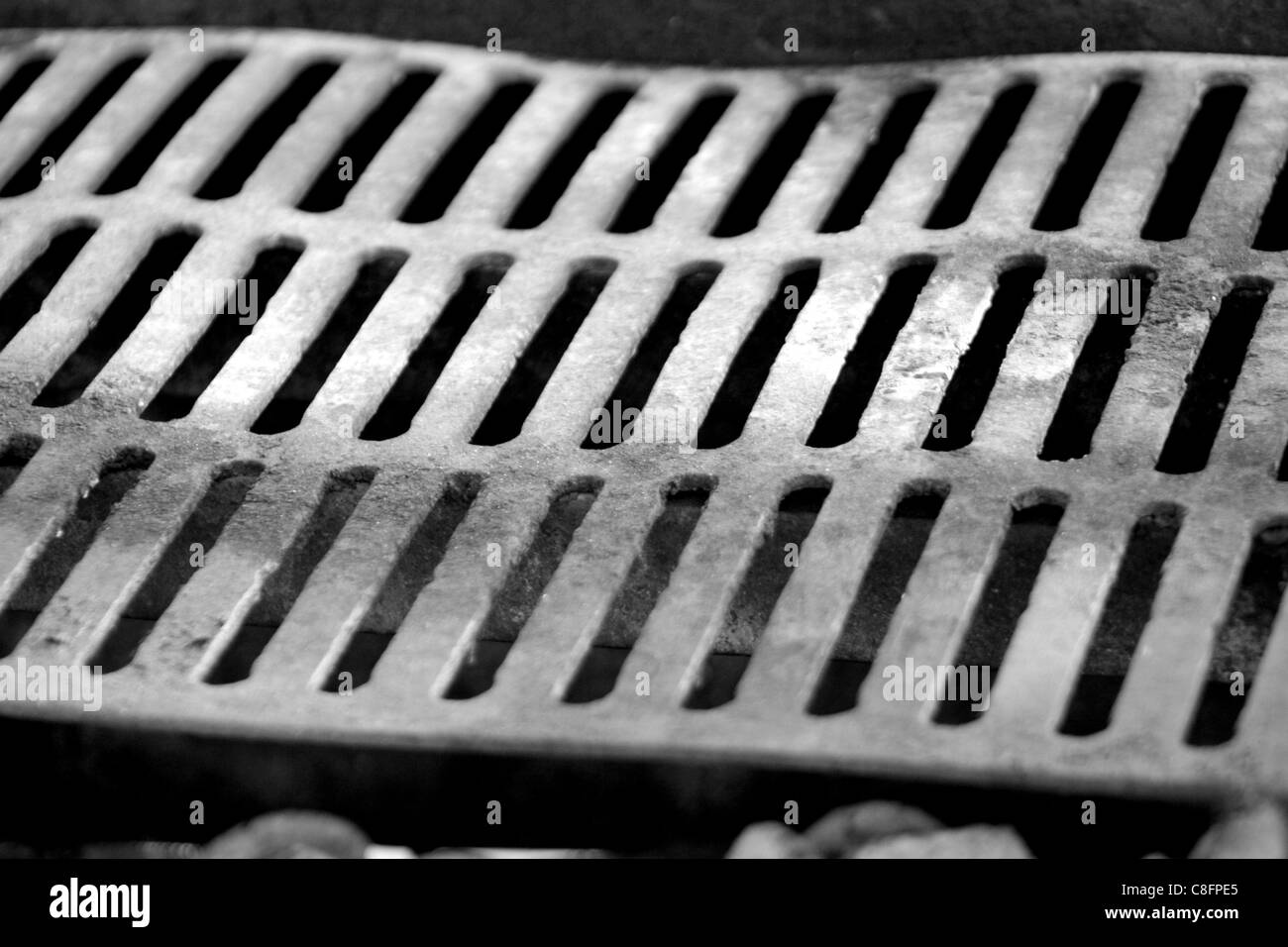 Industrial metal grate Stock Photo Alamy