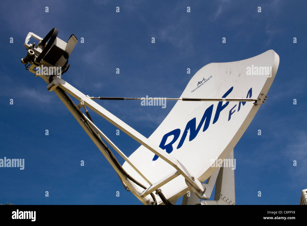 satellite dish in the sky tv television communication broadcasting