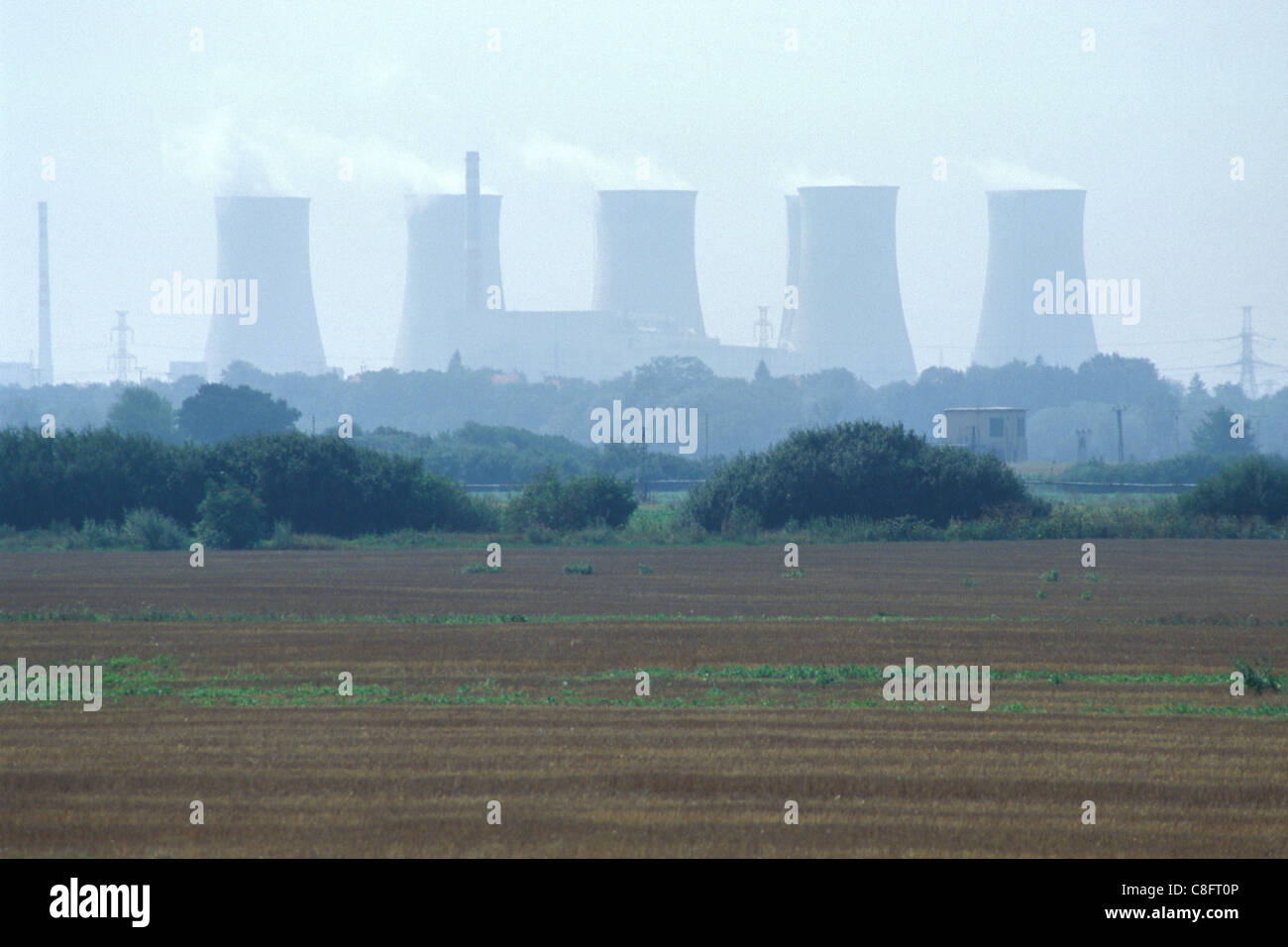 Bohunice Nuclear Power Plants in Jaslovské Bohunice, Slovakia Stock