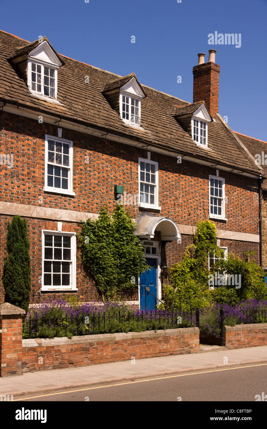 Neville House an old Grade II listed building in Oakham High Street, Rutland, England, UK Stock Photo