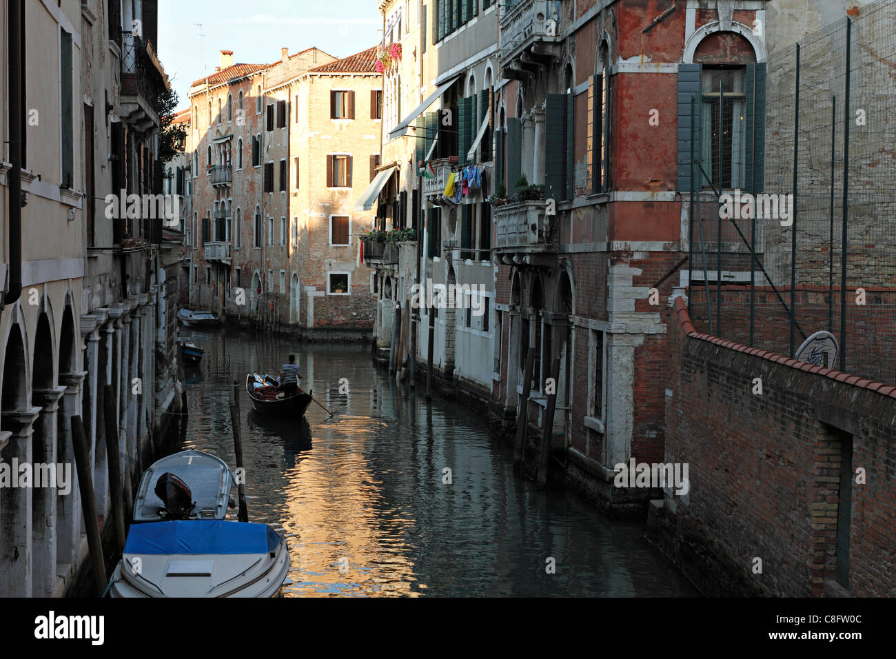 Water Canal, Venice Italy Stock Photo - Alamy