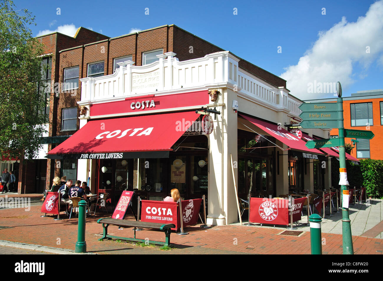 Costa Coffee, High Street, Egham, Surrey, England, United Kingdom Stock Photo