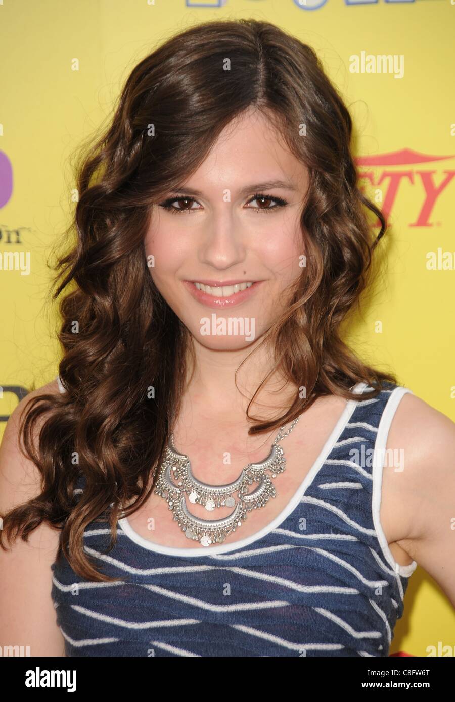Erin Sanders at arrivals for Variety's 5th Annual Power of Youth Event, Paramount Studios, Los Angeles, CA October 22, 2011. Photo By: Dee Cercone/Everett Collection Stock Photo