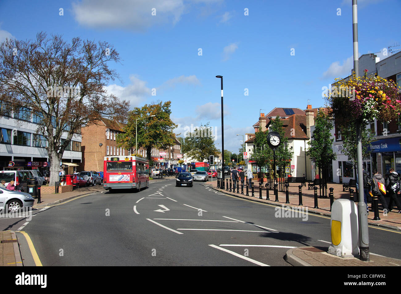Church Road, Ashford, Surrey, England, United Kingdom Stock Photo Alamy
