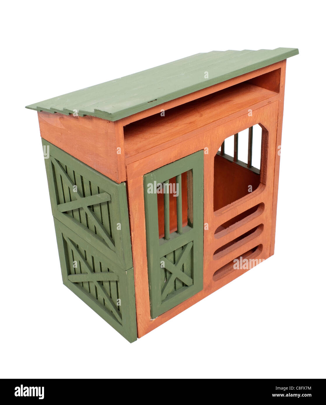Wooden Barn With A Traditional Wooden Door And Dutch Doors And