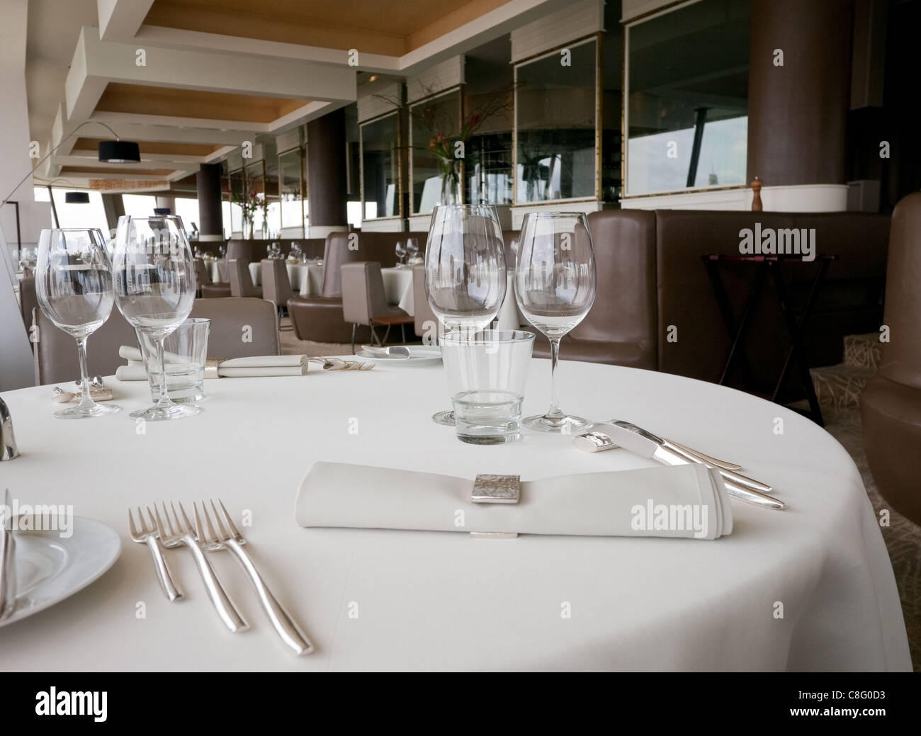 Shallow depth field restaurant table hi-res stock photography and ...