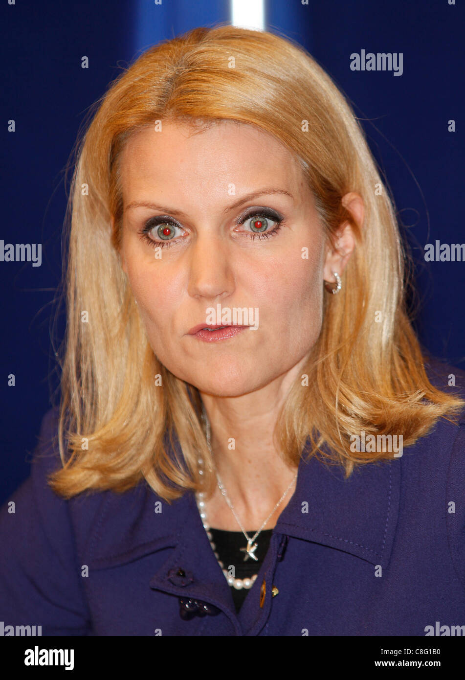 Helle Thorning-schmidt Prime Minister Of Denmark 23 October 2011 Justus 