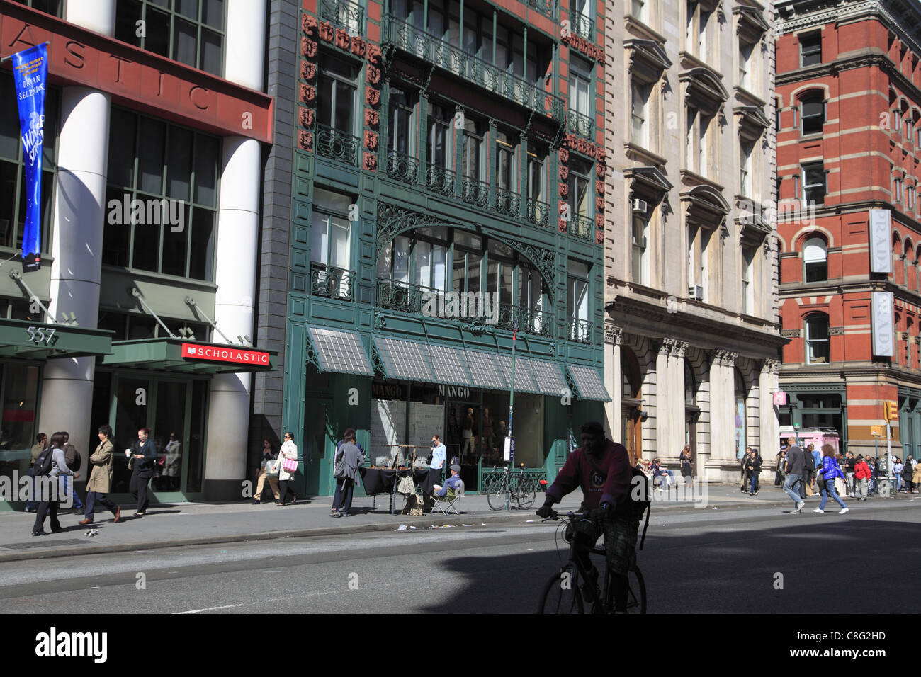 Singer Building, Broadway, Soho, Manhattan, New York City, USA Stock Photo