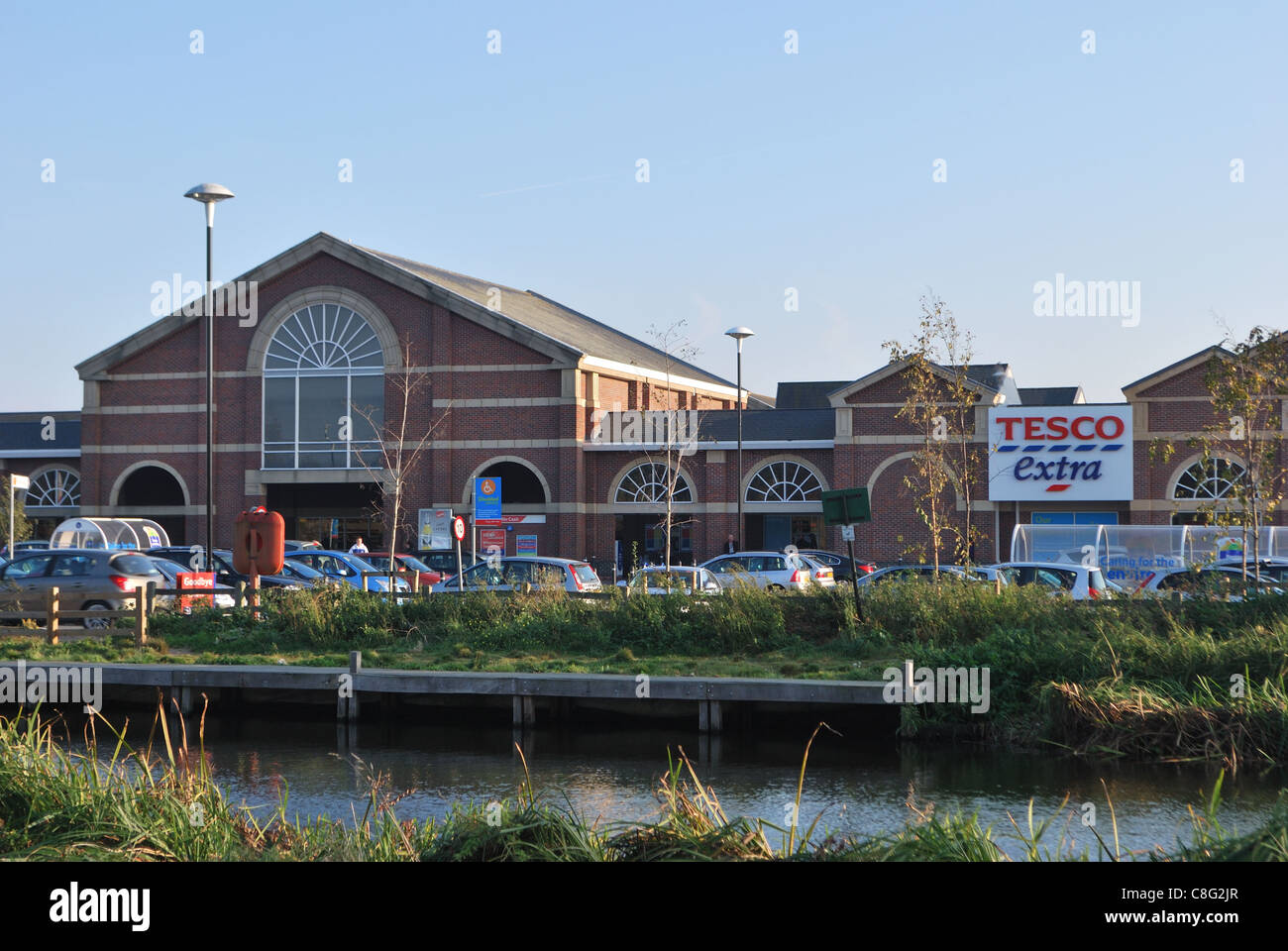 Tesco extra superstore Stock Photo Alamy