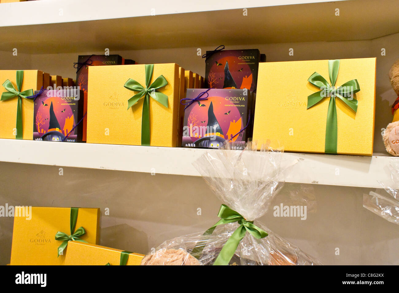 Selfridges, London, Halloween chocolates by Godiva Stock Photo Alamy