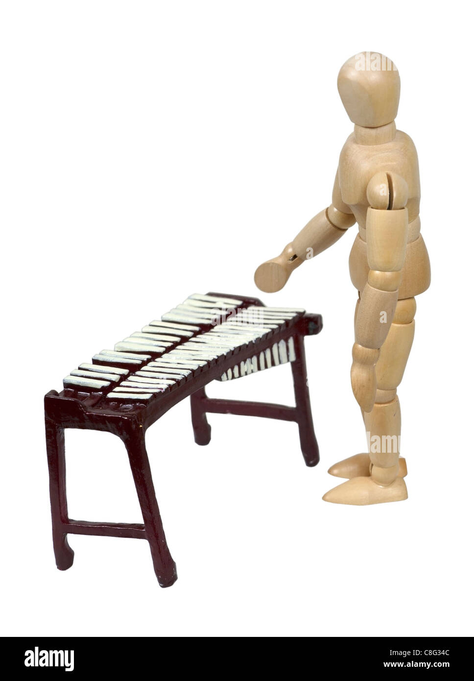 Marimbas player Cut Out Stock Images & Pictures Alamy
