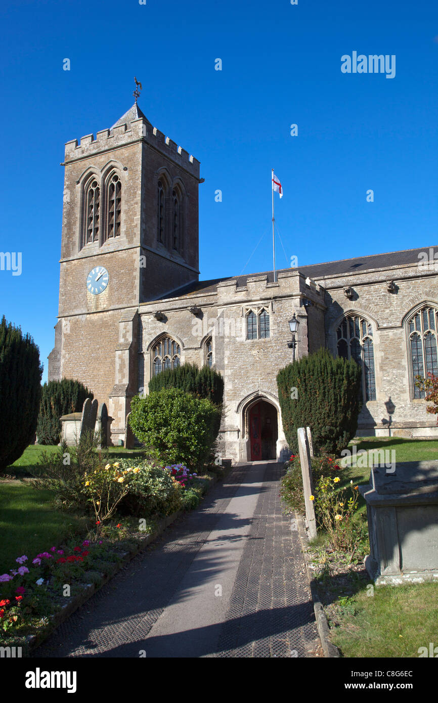 St Bartholomew and All Saints Church Royal Wootton Bassett Stock Photo