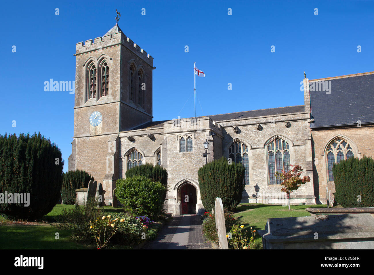 St Bartholomew and All Saints Church Royal Wootton Bassett Stock Photo