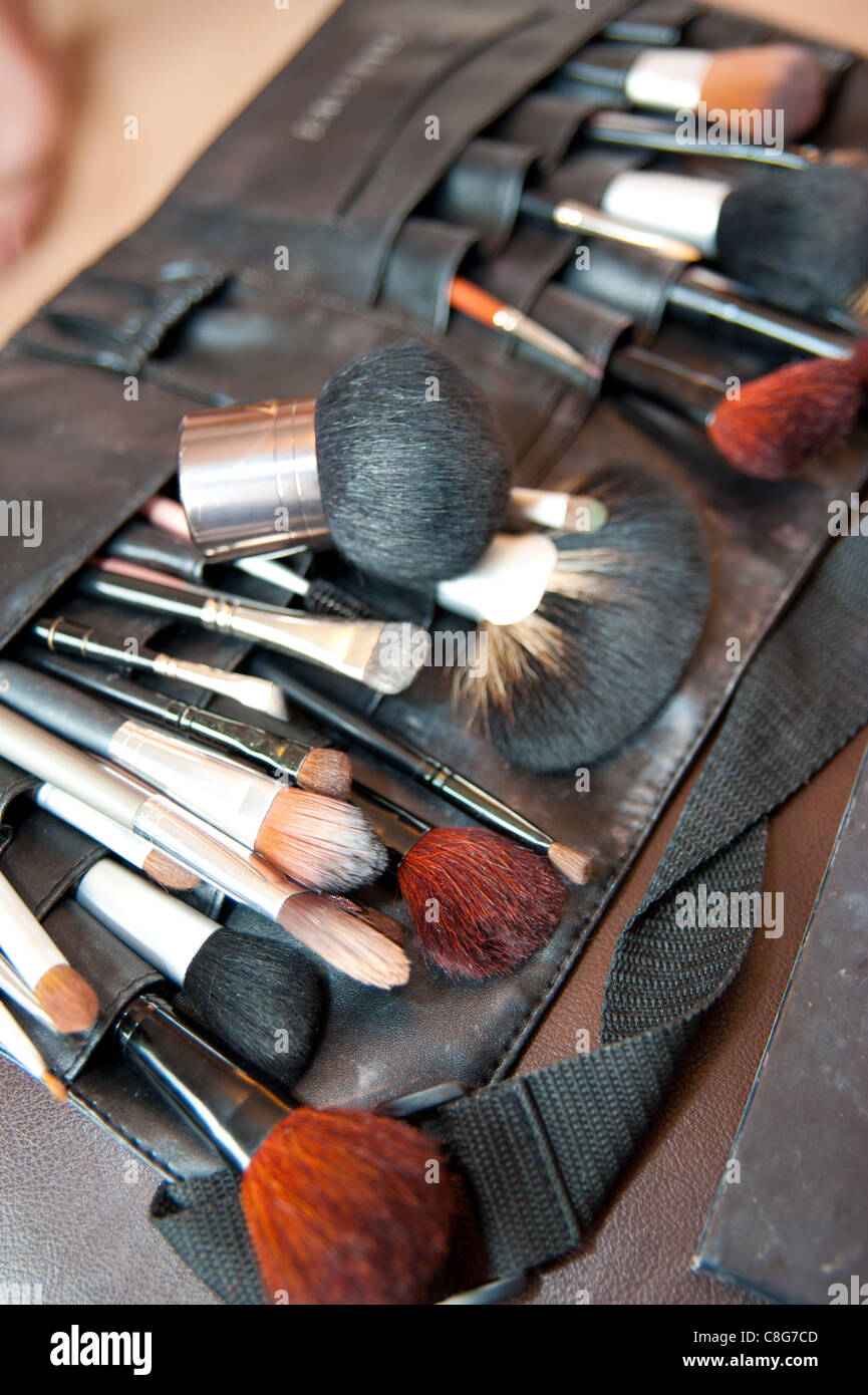 Make up Artists tools Stock Photo - Alamy