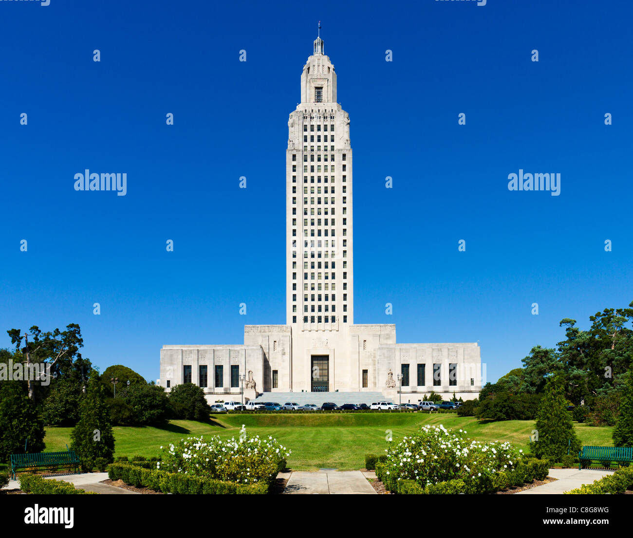 The State Capitol building, Baton Rouge, Louisiana, USA Stock Photo