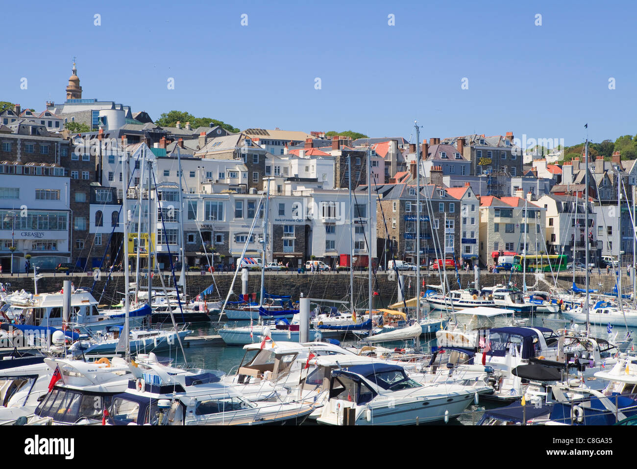 St. Peter Port, Guernsey, Channel Islands, United Kingdom Stock Photo
