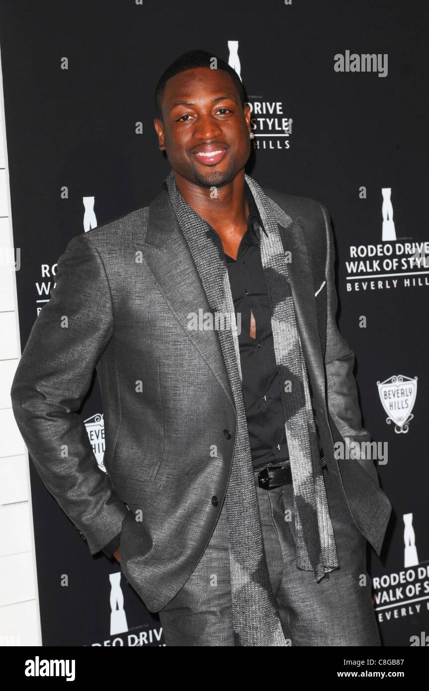 Dwayne Wade at arrivals for Rodeo Drive Walk of Style Awards ...