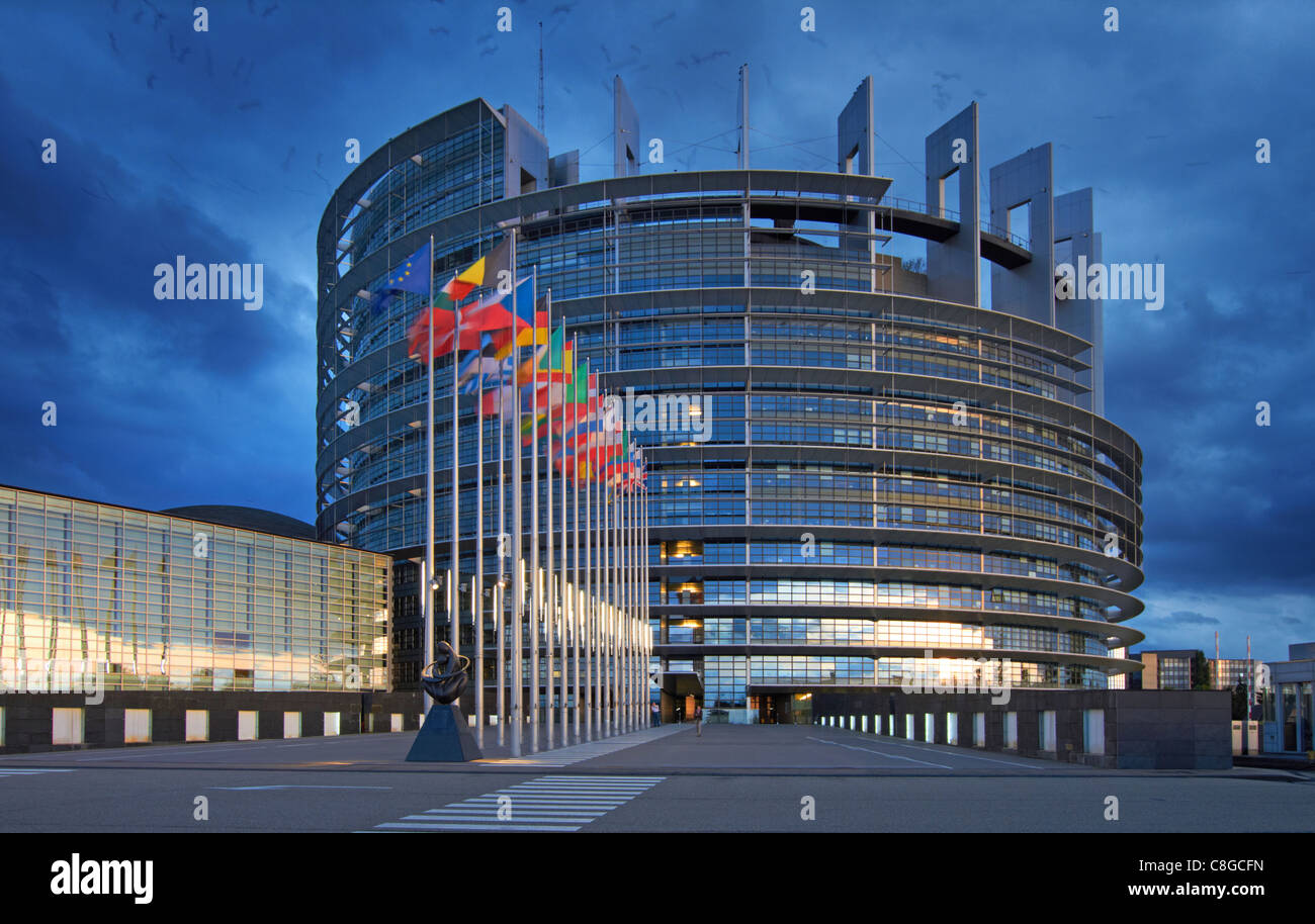 European Parliament In Strasbourg Stock Photo Alamy