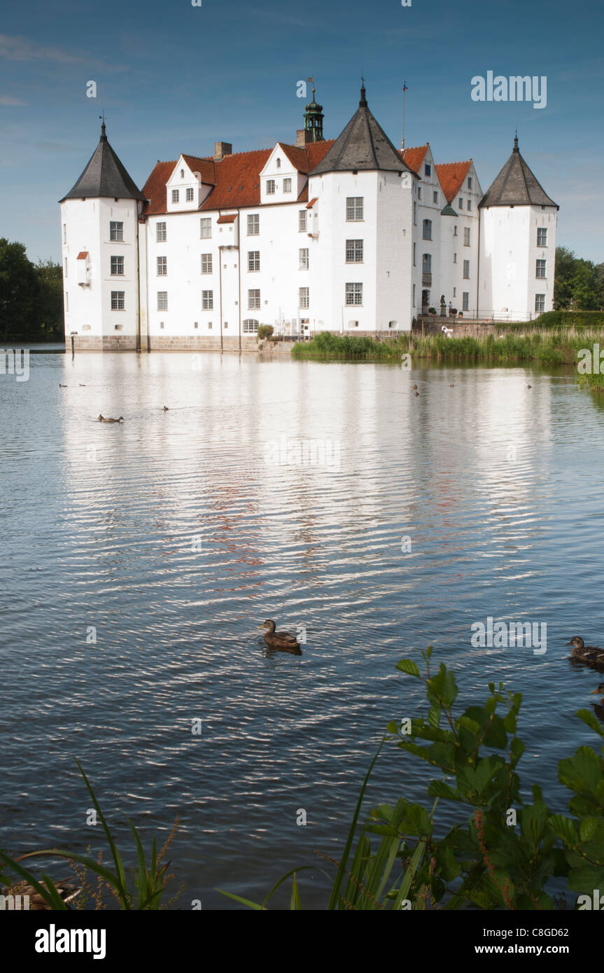 Gluecksburg Castle, Flensburg Fjord, Schleswig-Holstein Germany Europe Stock Photo