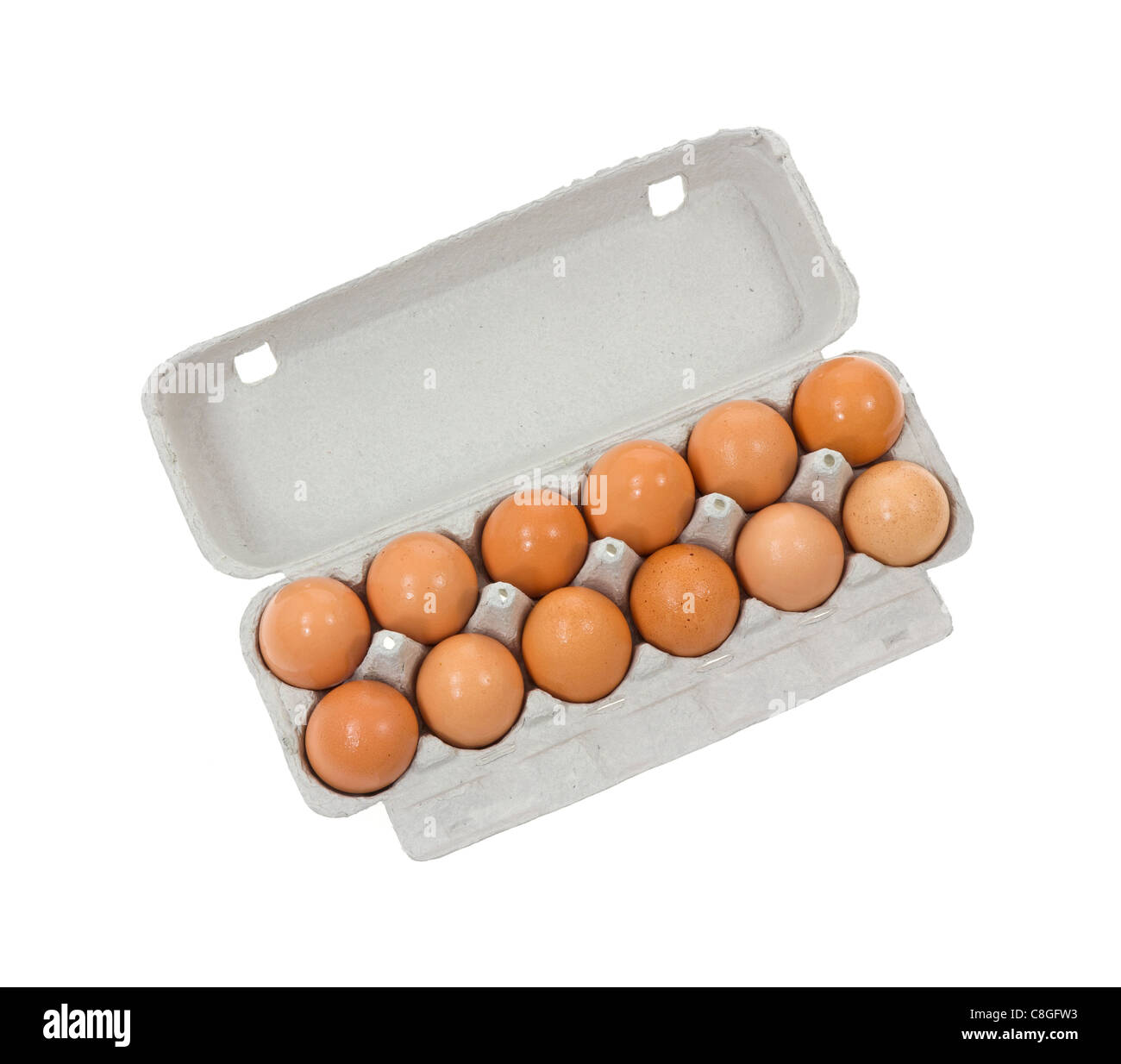 Dozen brown eggs hires stock photography and images Alamy