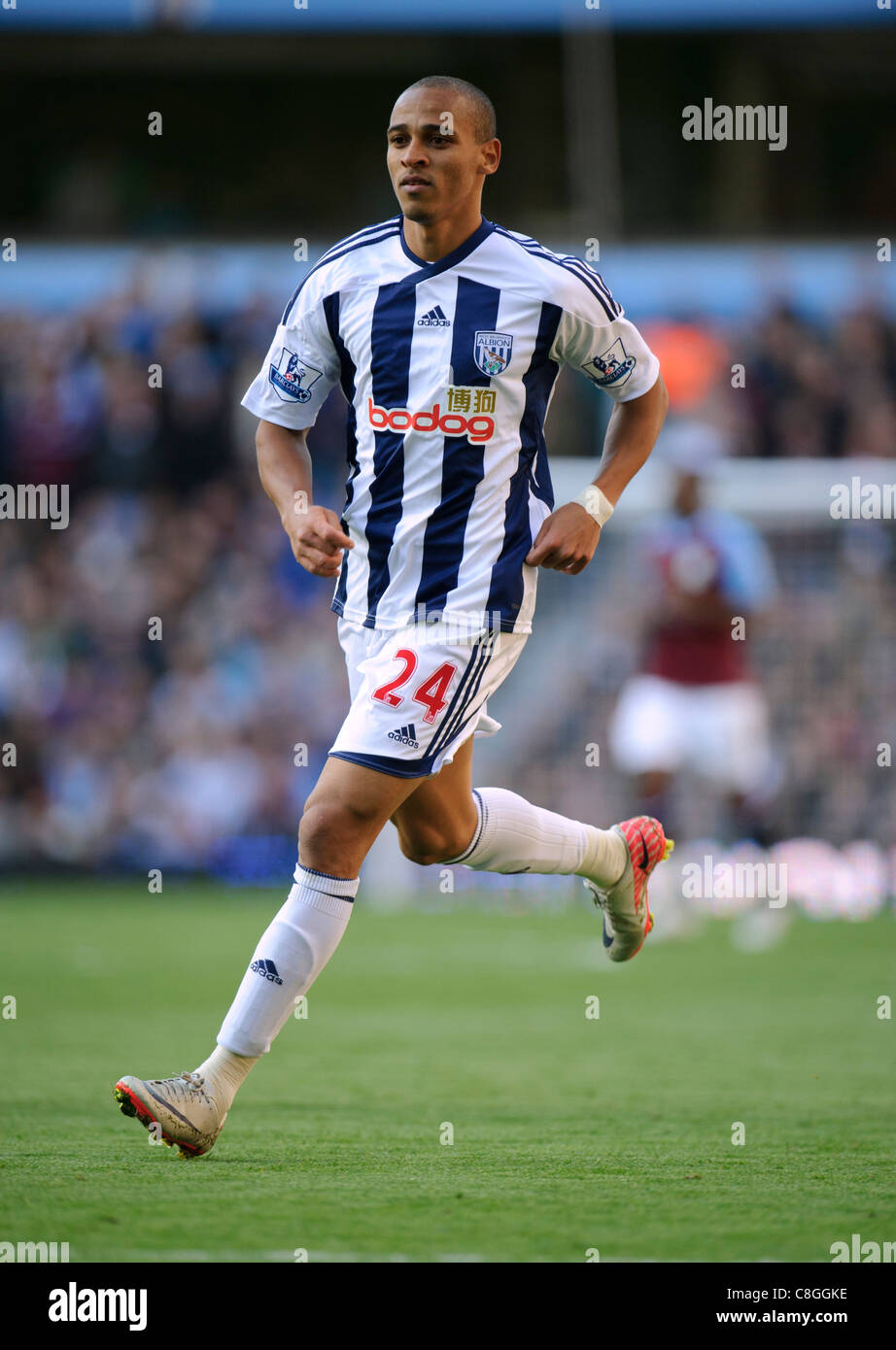 Peter Odemwingie of West Bromwich Albion Stock Photo