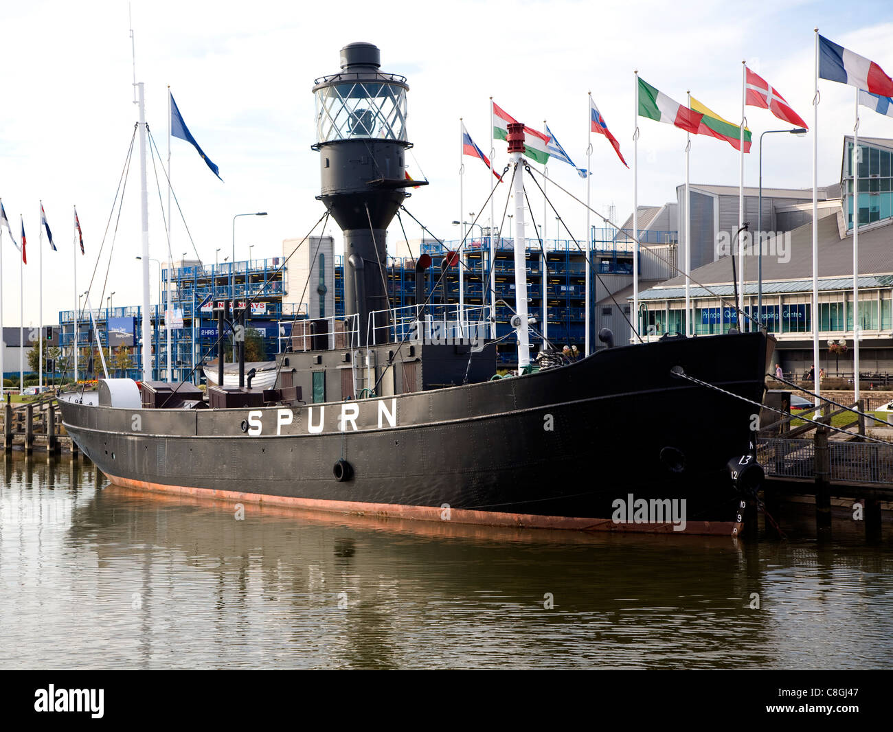 The spurn lightship moored at hull marina ship hires stock photography and images Alamy