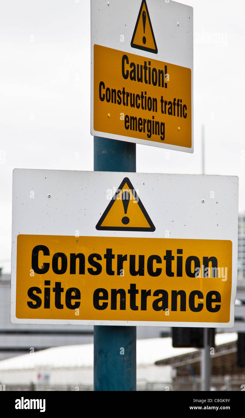 Site entrance sign hires stock photography and images Alamy