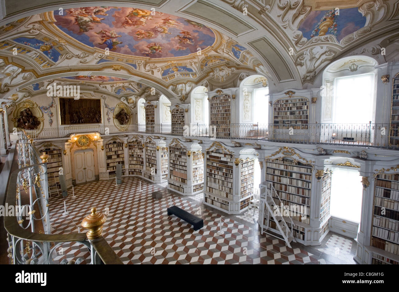 Admont Abbey Library, Austria Stock Photo - Alamy