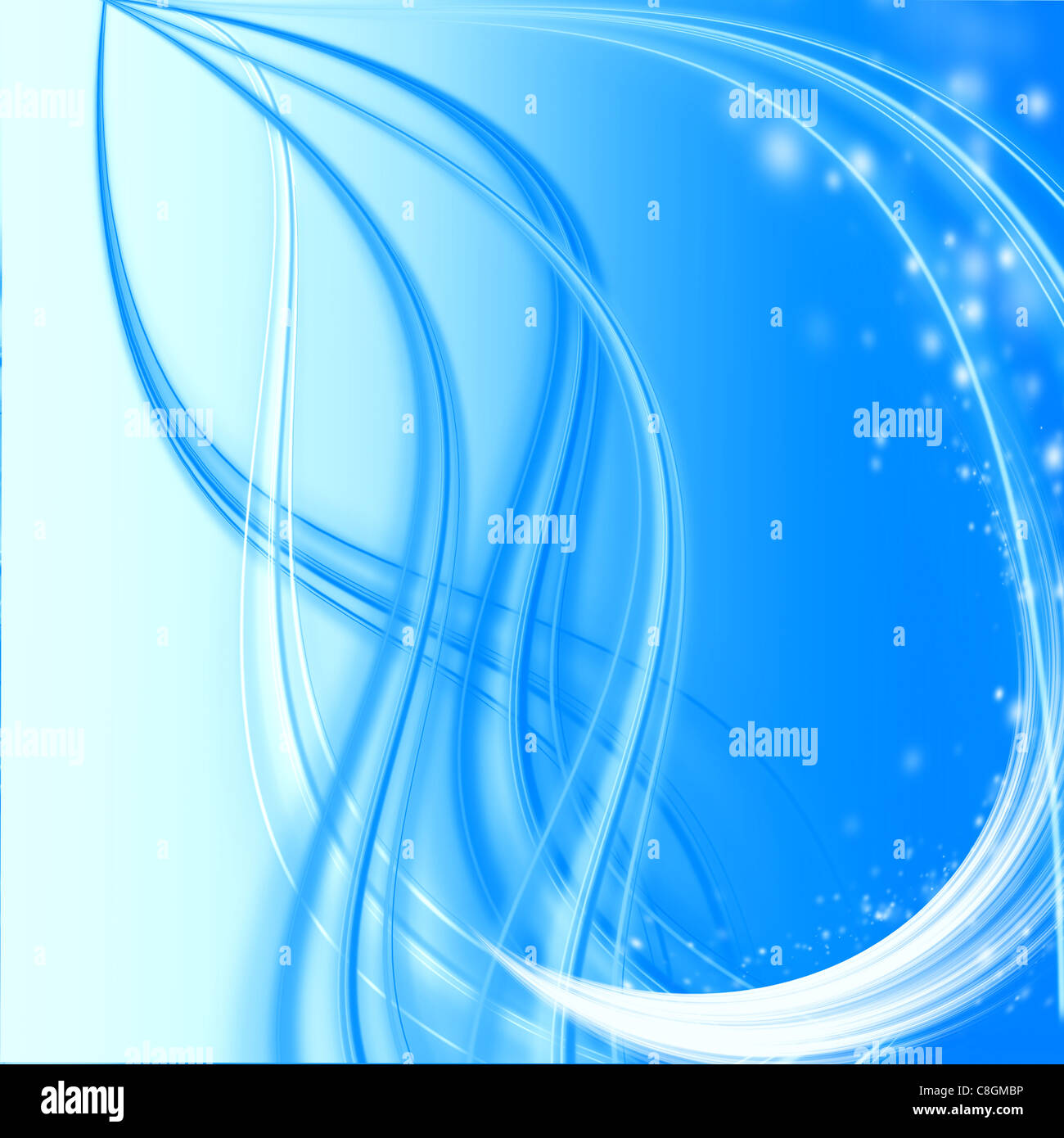 abstract blue wave Stock Photo - Alamy