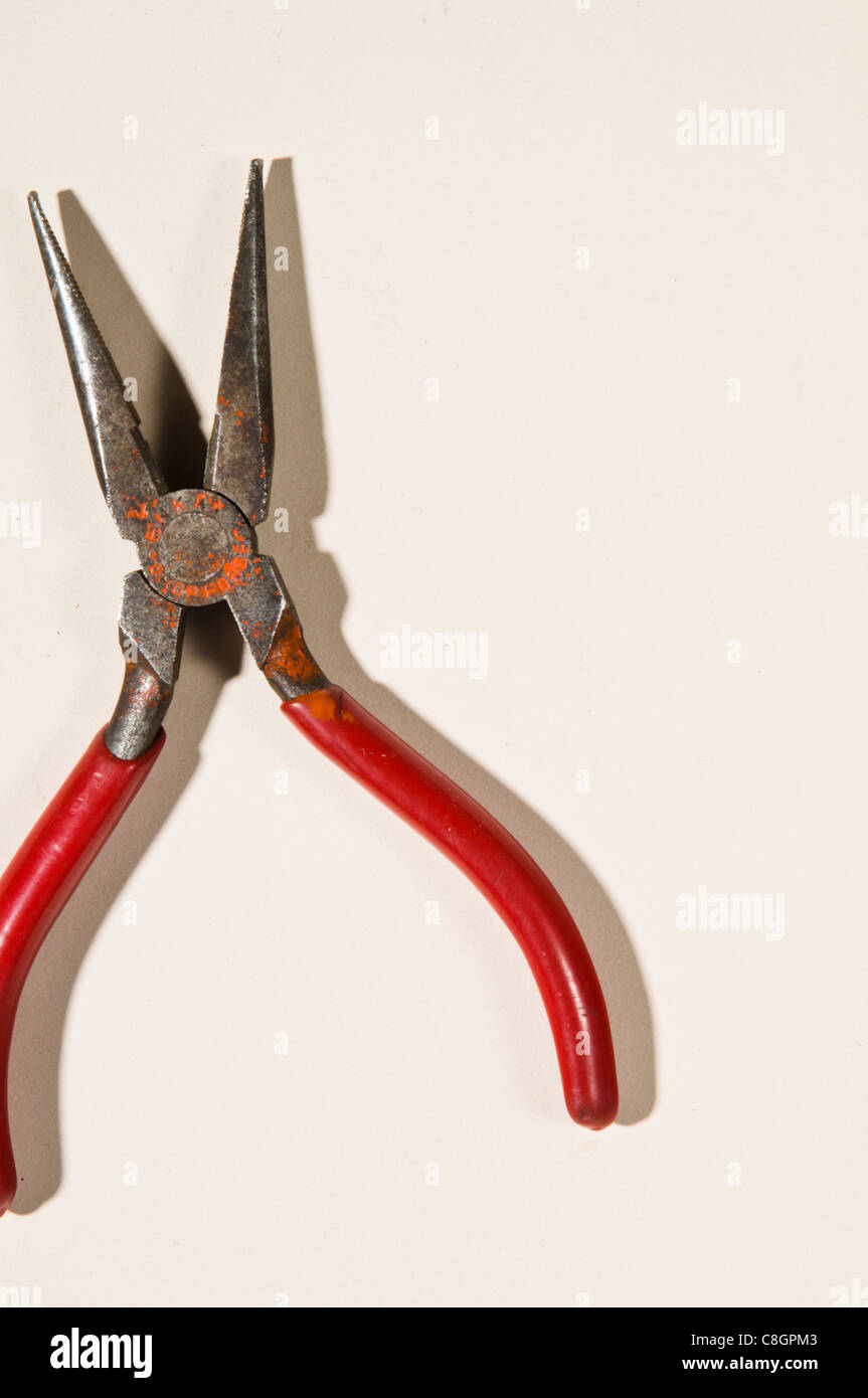 Old long nosed Pliers Stock Photo Alamy