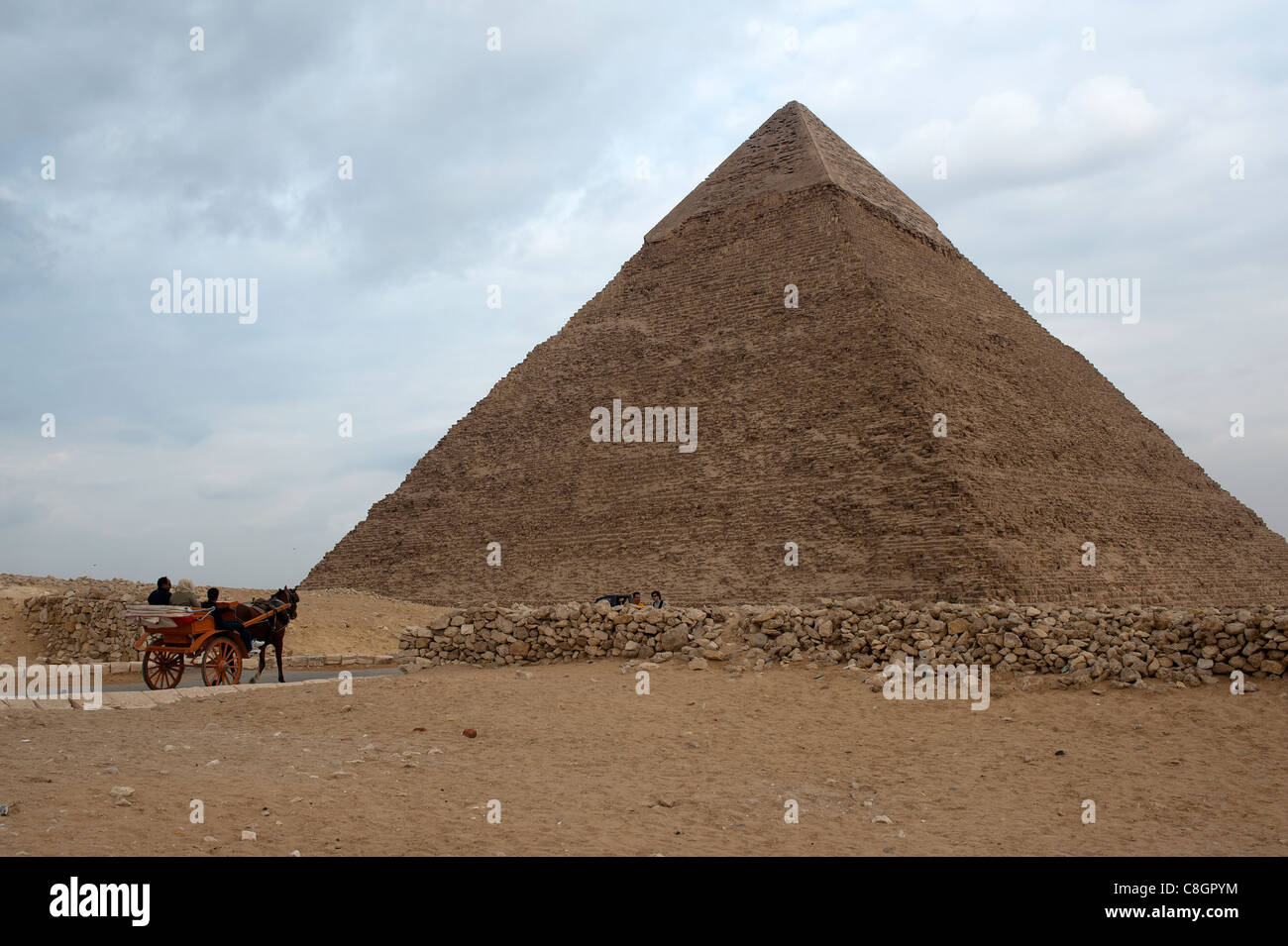 Pyramid, Giza, Cairo, Egypt Stock Photo