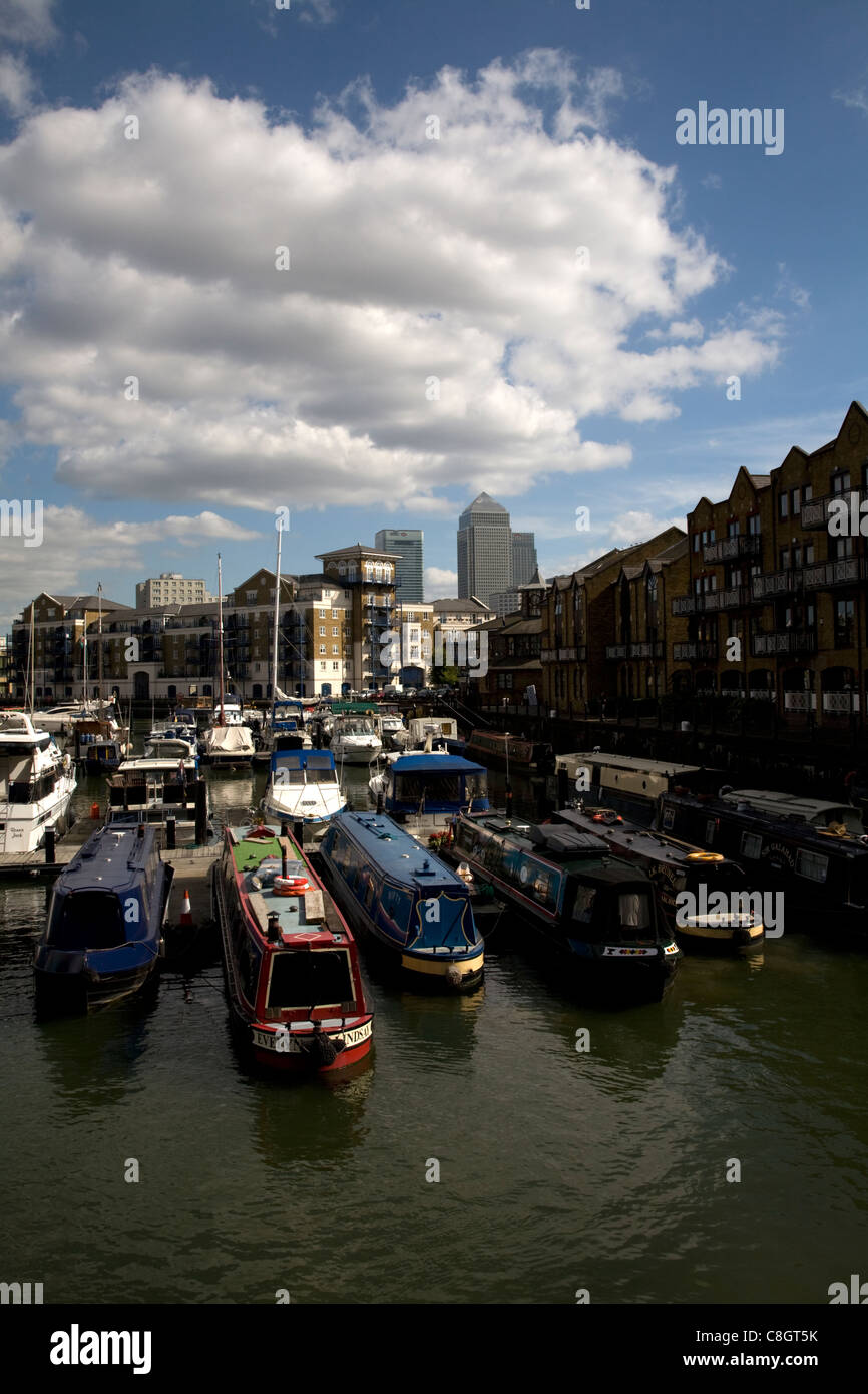 limehouse basin tower hamlets london england Stock Photo Alamy