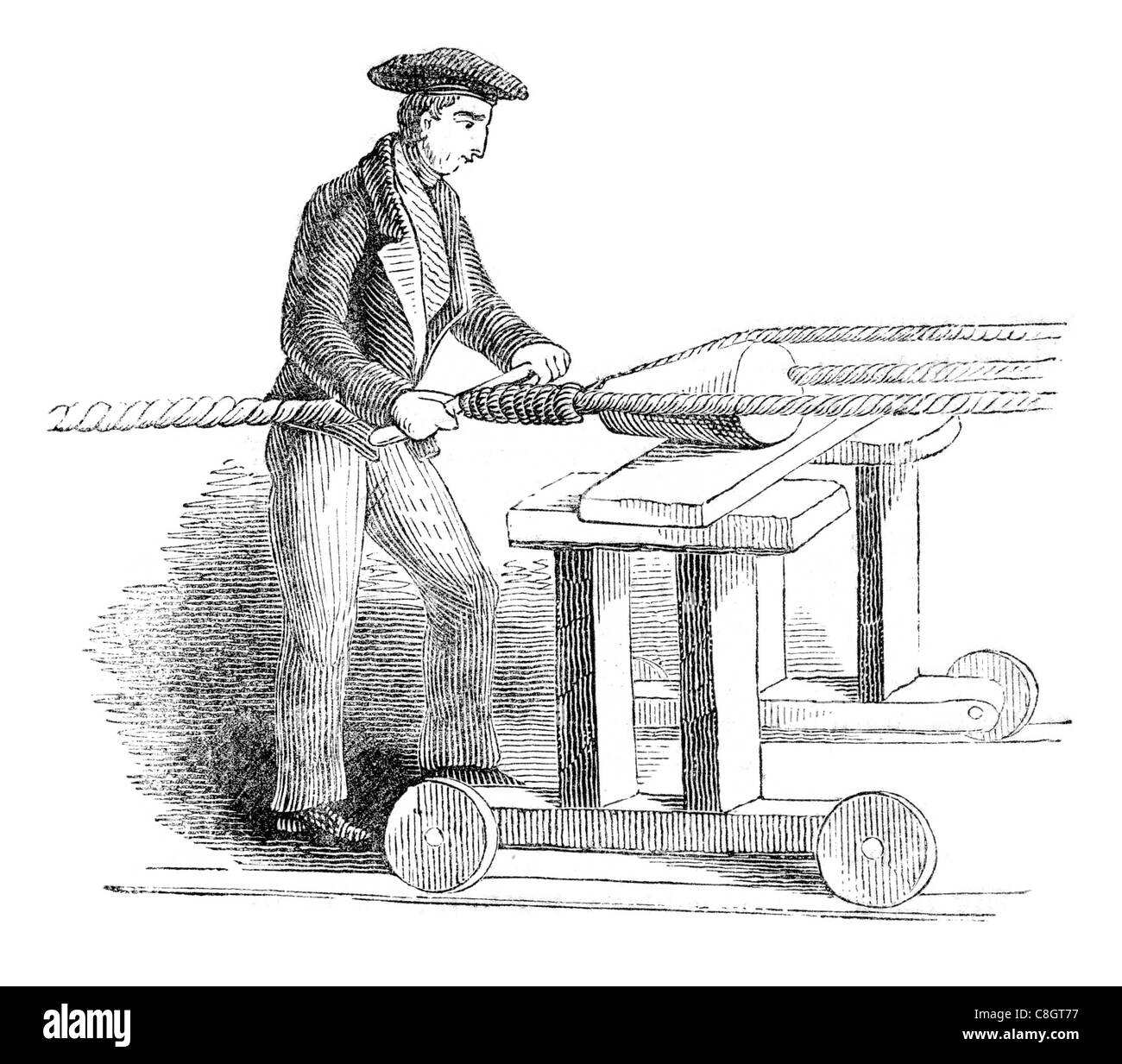 Braided Rope Drawing