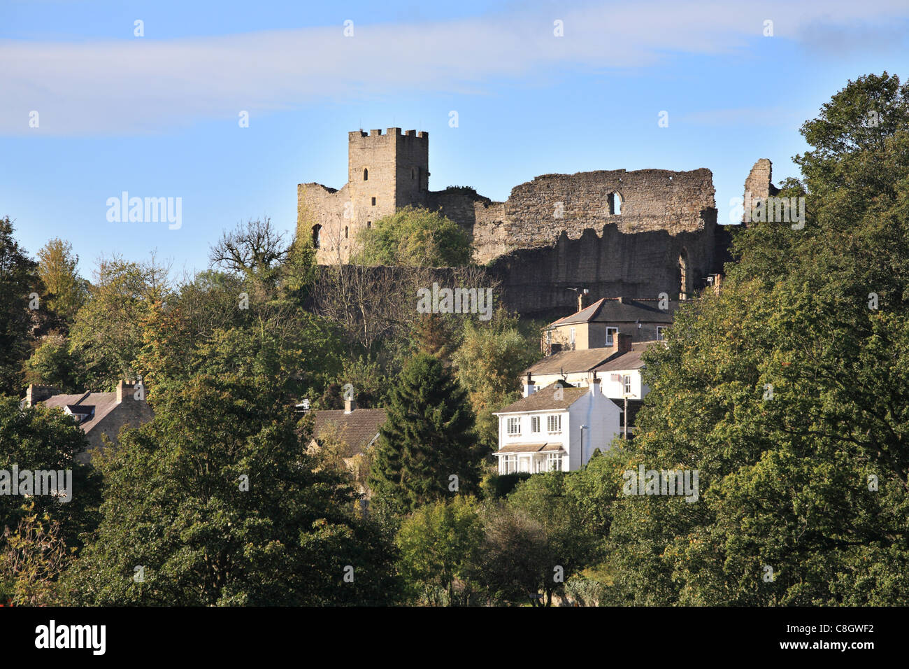 Richmond Castle, North Yorkshire, England Stock Photo
