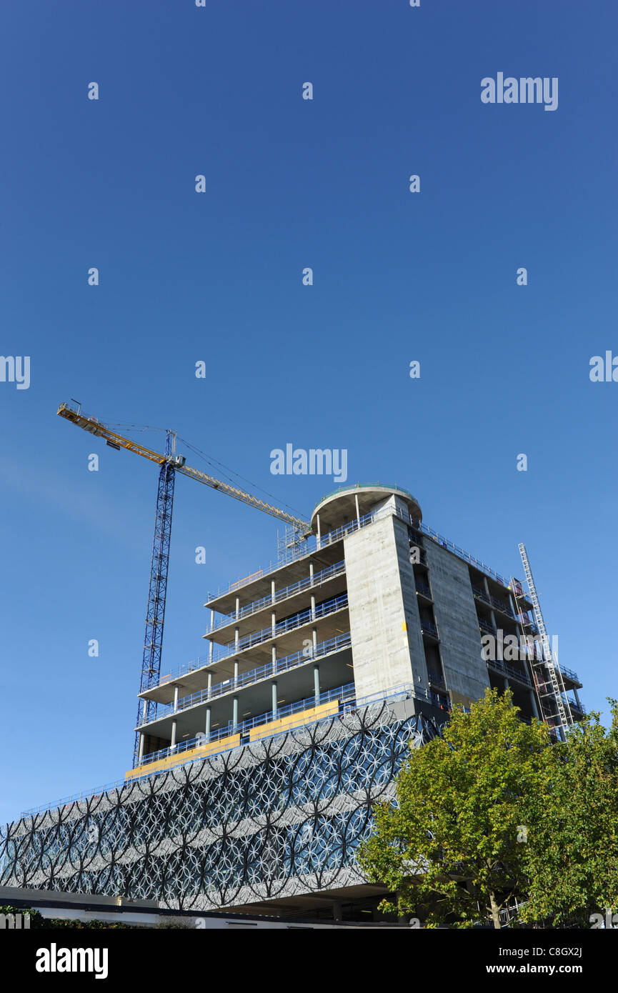 The new Birmingham Central Library under construction Birmingham, West Midlands, England, UK Stock Photo