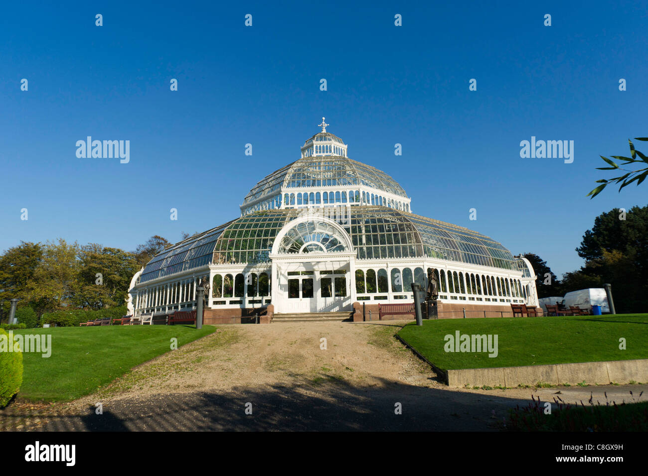 Sefton Park Palm house in Liverpool Stock Photo Alamy