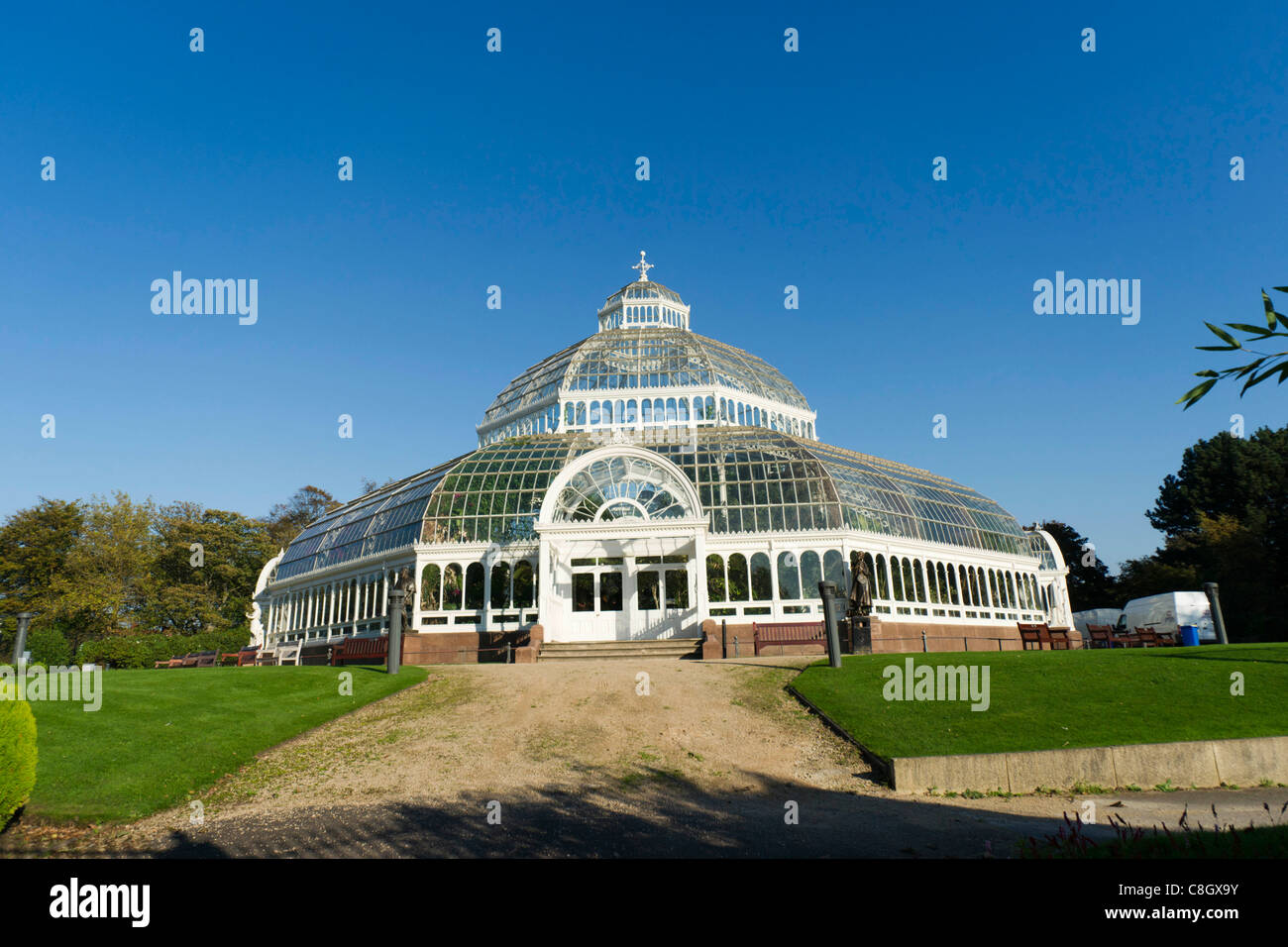 Sefton Park Palm house in Liverpool Stock Photo Alamy