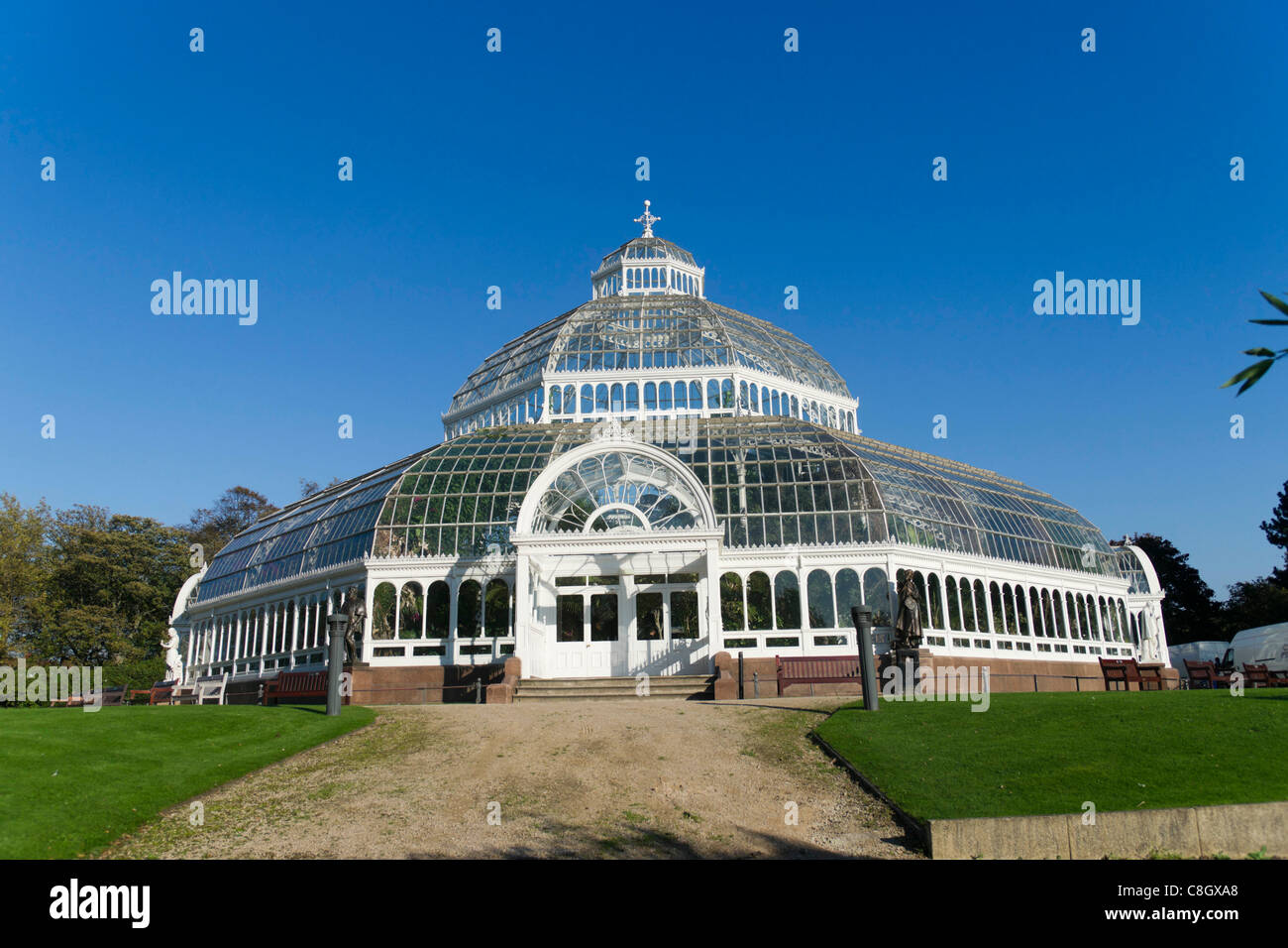 Sefton Park Palm house in Liverpool Stock Photo Alamy