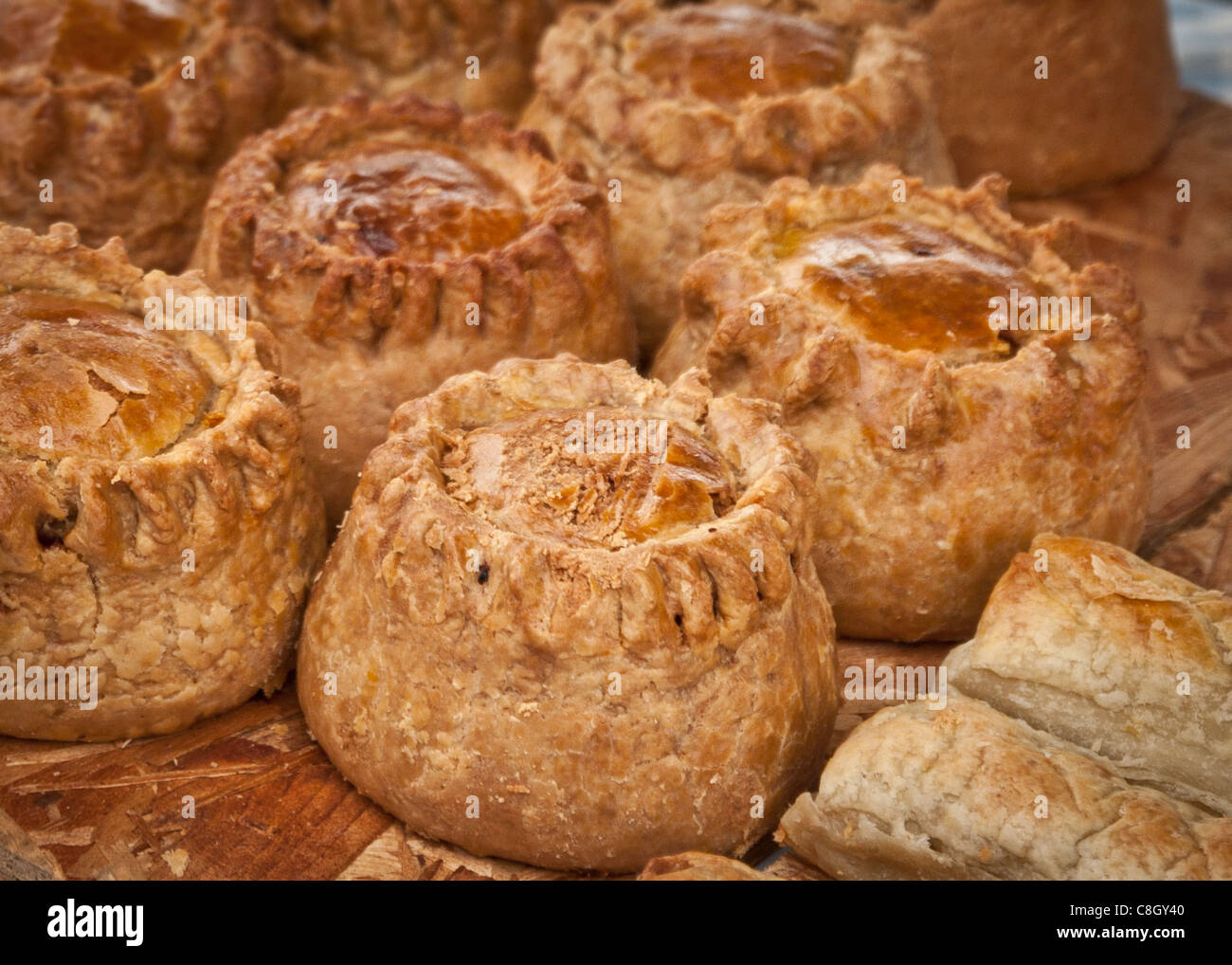 homemade pies Stock Photo