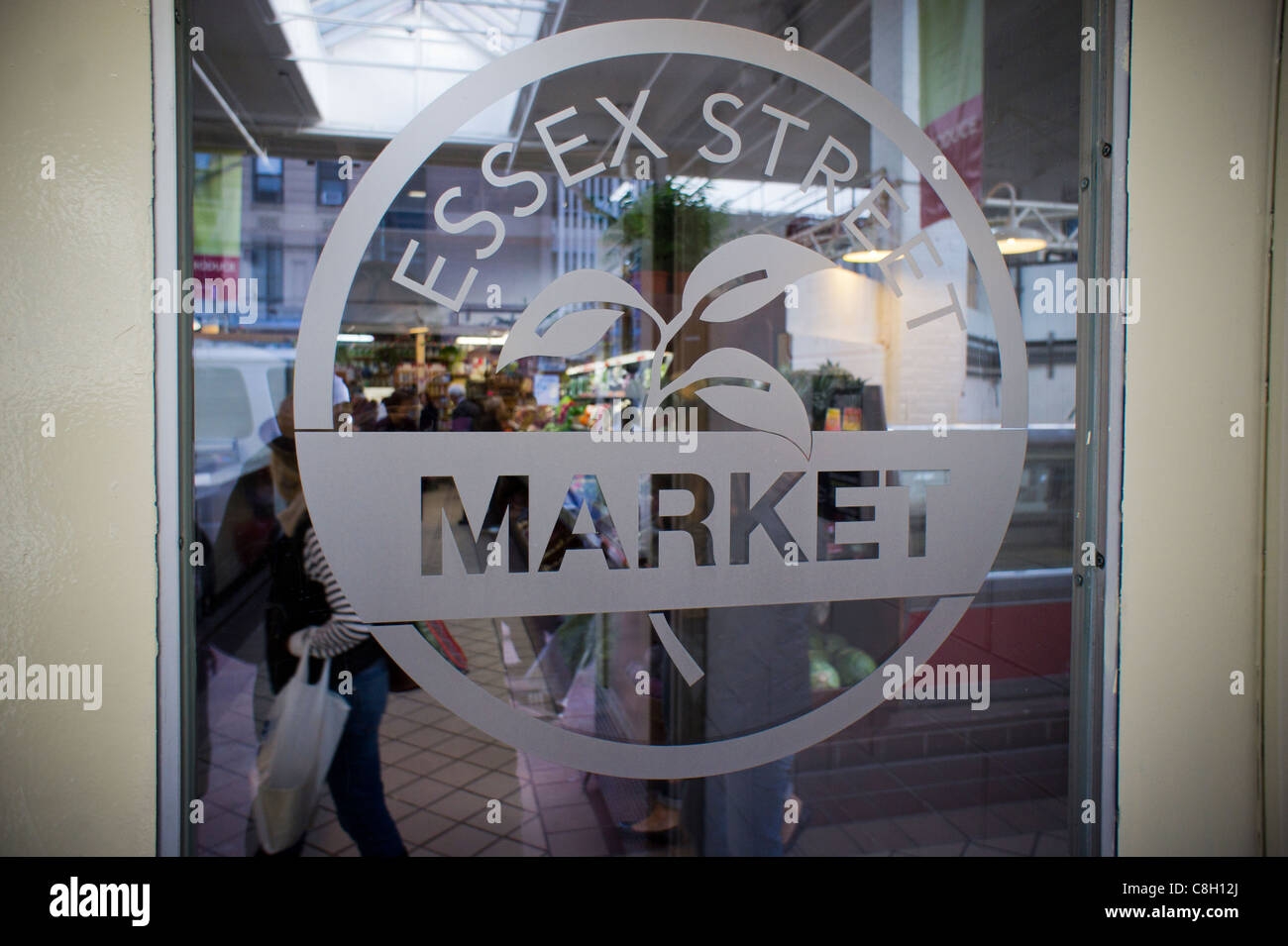Essex Street Market in the Lower East Side in New York Stock Photo