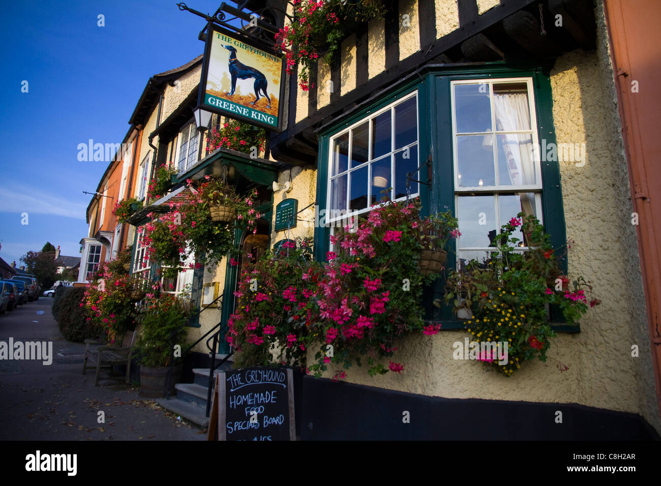 Greyhound public house lavenham suffolk hires stock photography and