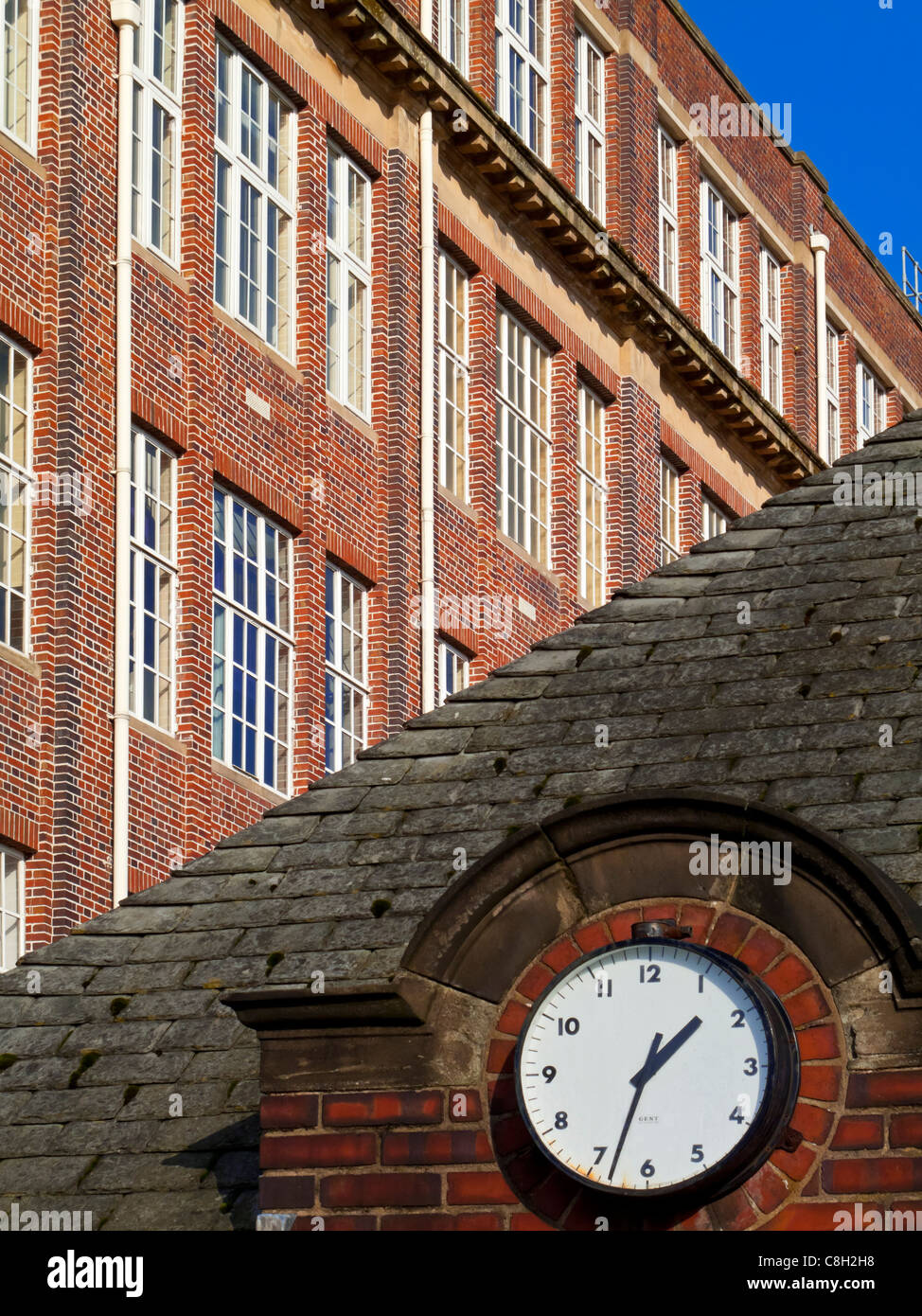 Cadbury's chocolate factory in Bournville Birmingham England UK with